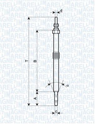 Glow Plug MAGNETI MARELLI 062900026304