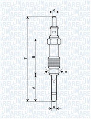 Glow Plug MAGNETI MARELLI 062900046304