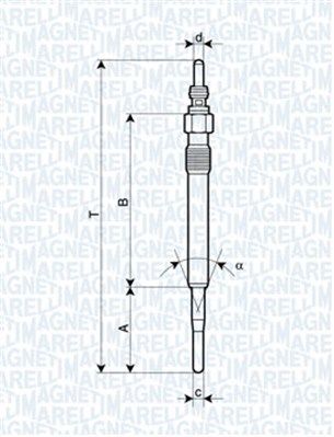 MAGNETI MARELLI 062900058304 Glow Plug