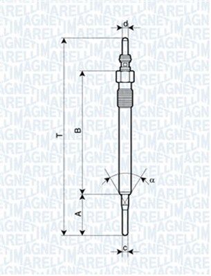 MAGNETI MARELLI 062900061304 Glow Plug