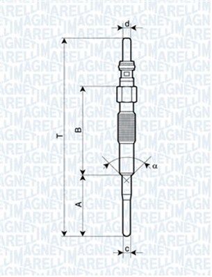 Glow Plug MAGNETI MARELLI 062900079304