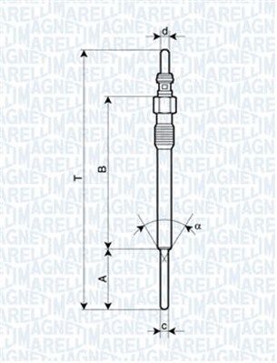 Glow Plug MAGNETI MARELLI 062900090304