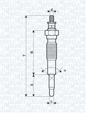 MAGNETI MARELLI 062900094304 Glow Plug