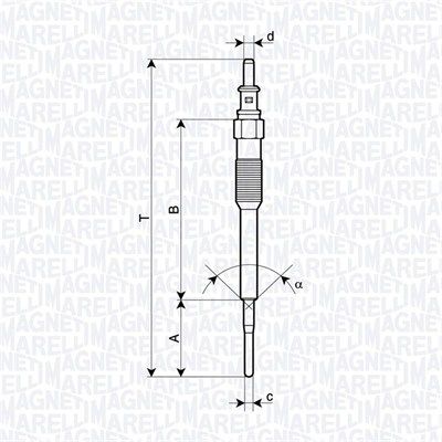 MAGNETI MARELLI 062900136304 Glow Plug