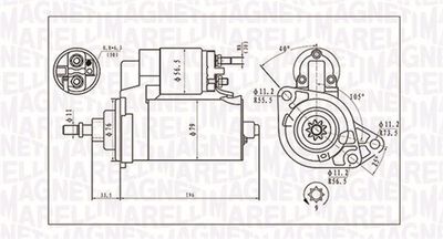 Starter MAGNETI MARELLI 063720295010