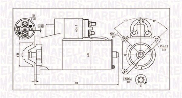 MAGNETI MARELLI 063720373010 Starter