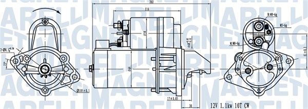 MAGNETI MARELLI 063720519010 Starter