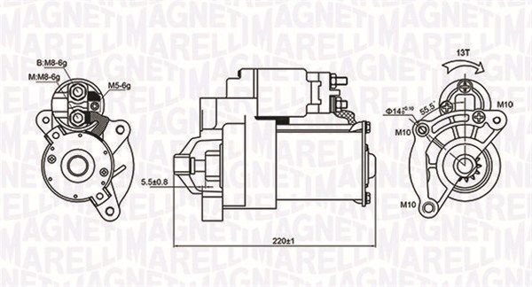 MAGNETI MARELLI 063720594010 Starter