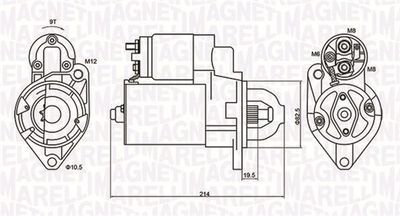 Starter MAGNETI MARELLI 063720879010