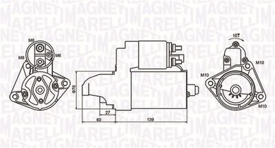 Starter MAGNETI MARELLI 063721050010