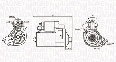 Starter MAGNETI MARELLI 063721062010