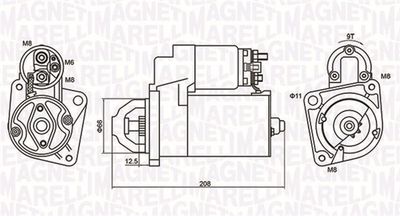 Starter MAGNETI MARELLI 063721213010