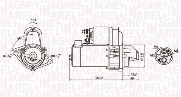 MAGNETI MARELLI 063721257010 Starter