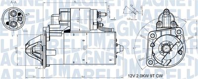 Starter MAGNETI MARELLI 063721408010