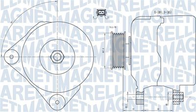 Alternator MAGNETI MARELLI 063731228010