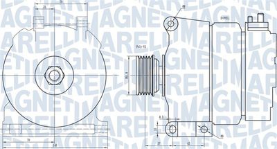 Alternator MAGNETI MARELLI 063731342010