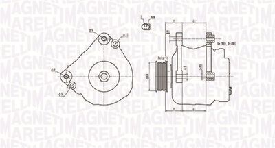 Alternator MAGNETI MARELLI 063731402010