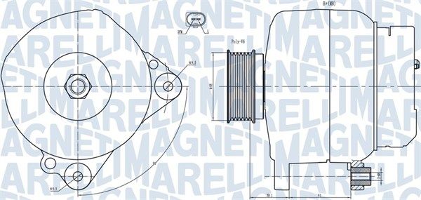 MAGNETI MARELLI 063731445010 Alternator