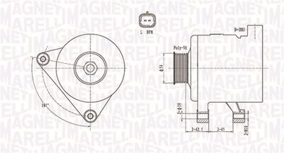 Alternator MAGNETI MARELLI 063731498010