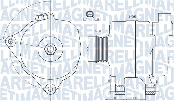 MAGNETI MARELLI 063731499010 Alternator