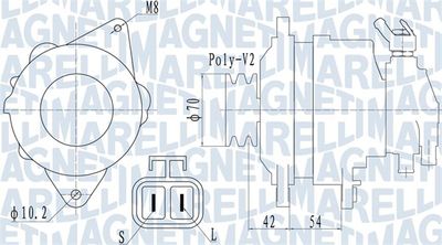 Alternator MAGNETI MARELLI 063731533010