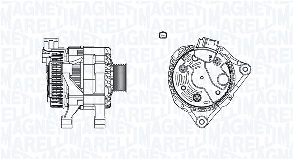 MAGNETI MARELLI 063731589010 Alternator