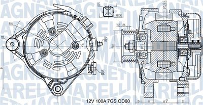 Alternator MAGNETI MARELLI 063731613010