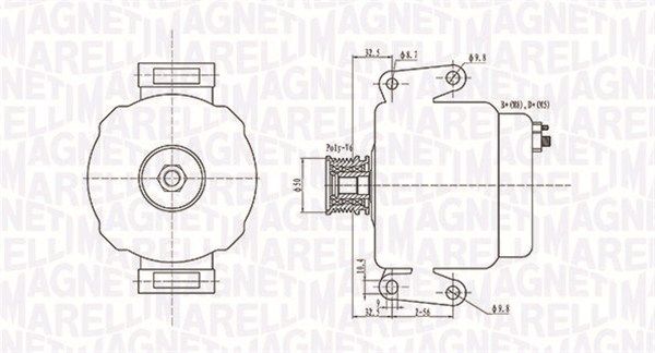 MAGNETI MARELLI 063731630010 Alternator