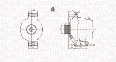 Alternator MAGNETI MARELLI 063731636010