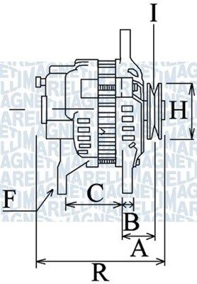 MAGNETI MARELLI 063731671010 Alternator