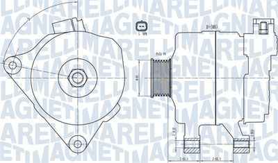 Alternator MAGNETI MARELLI 063731687010