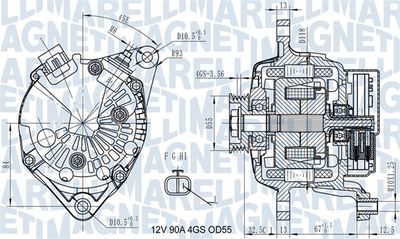 Alternator MAGNETI MARELLI 063731725010