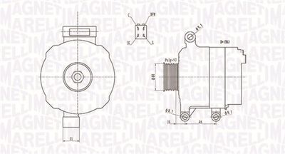 Alternator MAGNETI MARELLI 063731728010