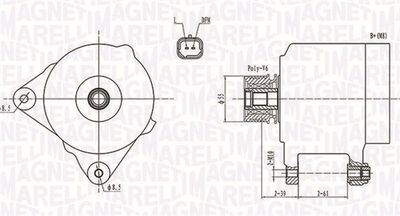 Alternator MAGNETI MARELLI 063731762010