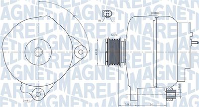 Alternator MAGNETI MARELLI 063731763010