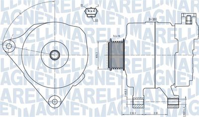 Alternator MAGNETI MARELLI 063731778010