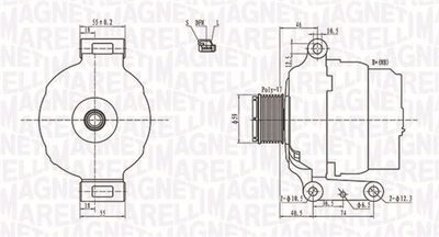 Alternator MAGNETI MARELLI 063731779010