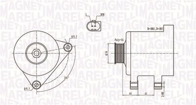 Alternator MAGNETI MARELLI 063731782010