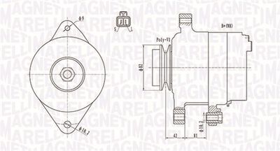 Alternator MAGNETI MARELLI 063731806010