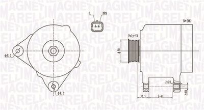 Alternator MAGNETI MARELLI 063731824010