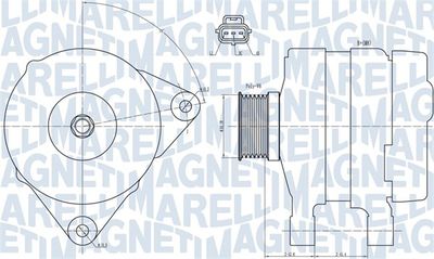 Alternator MAGNETI MARELLI 063731834010