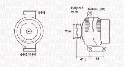 Alternator MAGNETI MARELLI 063731856010