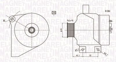 Alternator MAGNETI MARELLI 063731861010