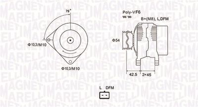 Alternator MAGNETI MARELLI 063731879010