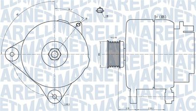 Alternator MAGNETI MARELLI 063731887010