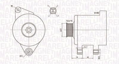 Alternator MAGNETI MARELLI 063731894010