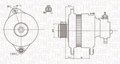 Alternator MAGNETI MARELLI 063731899010