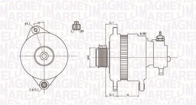 Alternator MAGNETI MARELLI 063731900010