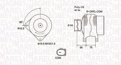 Alternator MAGNETI MARELLI 063731904010