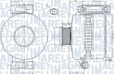 Alternator MAGNETI MARELLI 063731923010